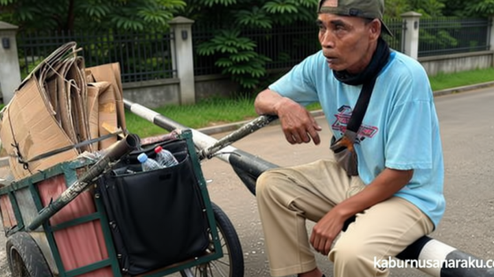 Solving Problems: Kisah Pedagang Rongsokan yang Menafkahi Tiga Anak dari Jalanan Jakarta
