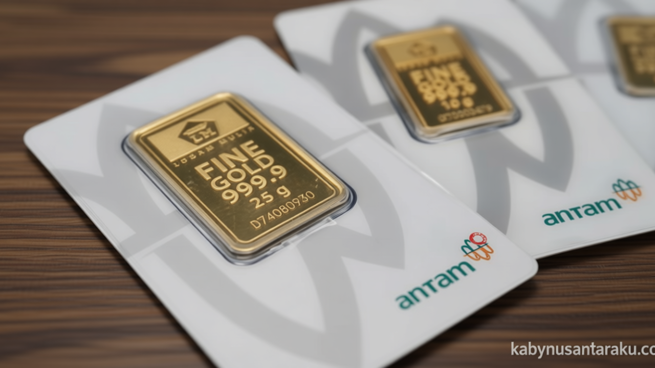Harga Emas Antam Stagnan Rp 2.668.000/Gram – Galeri24 Rp 2.649.000/Gram