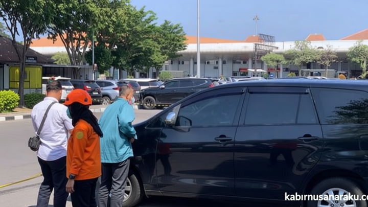 Polisi Selidiki Mayat Wanita dalam Mobil Pelat Merah di Bandara Juanda
