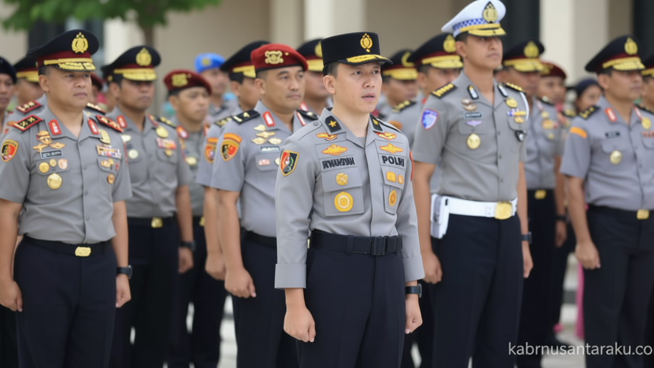 What Happened During: 87 Anggota Polri Tinggi Naik Pangkat, 4 Pati Raih Bintang Tiga