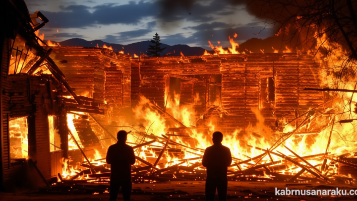 Topics Covered: Rumah di Perkebunan Sawit di Labura Dibakar Massa, Dipicu Tewasnya Seorang Pria