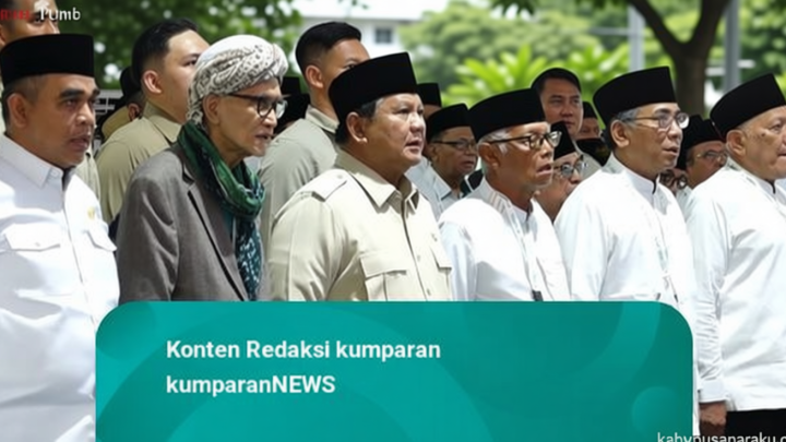 Important Visit: Canda Prabowo Mau Buat Aturan TNI-Polri Kalau Datang Acara NU Harus Pakai Kopiah