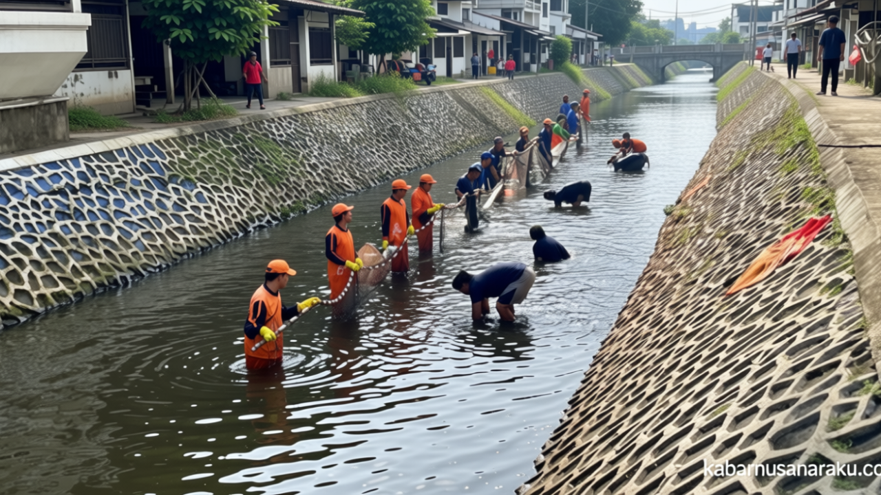 New Policy: Pramono Bakal Tata Kali Cideng dan Bangun Jembatan Gembok Cinta ala Paris