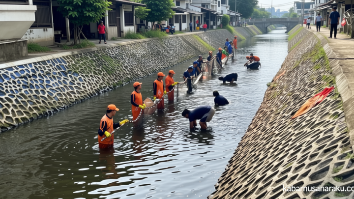 New Policy: Pramono Bakal Tata Kali Cideng dan Bangun Jembatan Gembok Cinta ala Paris