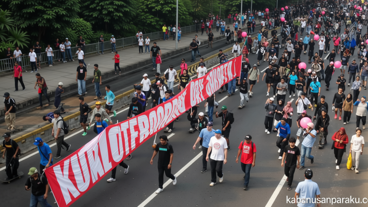 Foto: Merayakan Hari Skateboard di CFD Dukuh Atas