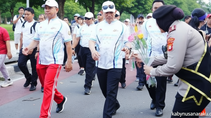 Visit Agenda: Gelar Pekan Olahraga, Kapolri: Terus Bersama Masyarakat Jelang Hari Bhayangkara