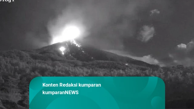 Solving Problems: Gunung Karangetang Erupsi, Lava Pijar Mengalir hingga 1 Km dari Kawah