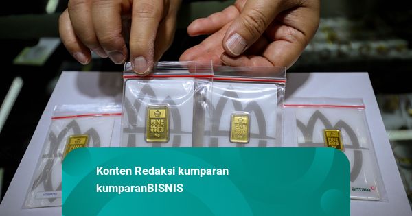 Harga Emas Antam Turun Jadi Rp 2,62 Juta/Gram – Galeri24 Rp 2,60 Juta/Gram
