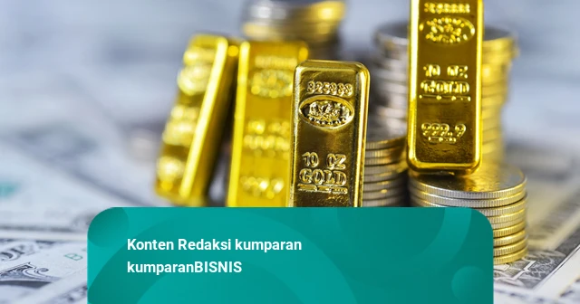 Harga Emas Dunia Turun ke USD 4.050 per Troy Ons
