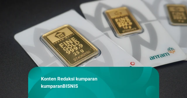 Harga Emas Antam Sepekan Turun Rp 41.000 – Galeri24 Merosot Rp 59.000