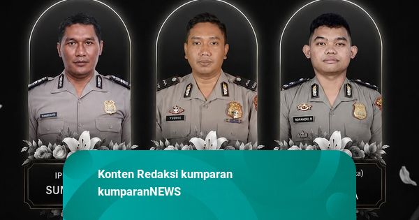 Tiga Polisi yang Gugur di Katingan Dapat Kenaikan Pangkat Luar Biasa