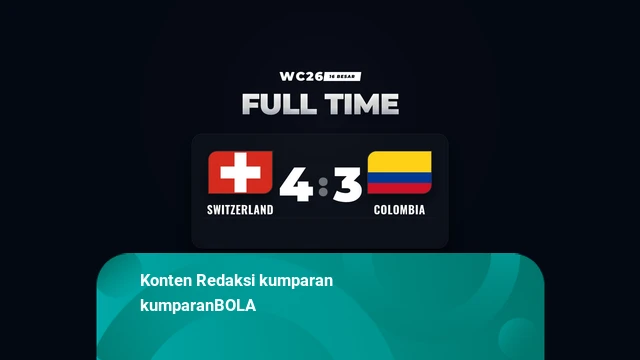 Hasil Piala Dunia 2026: Swiss Menang Drama Penalti Atas Kolombia