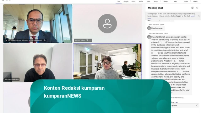 Topics Covered: RI Dorong Kompensasi Adil Karya Jurnalistik pada Konsultasi UNESCO
