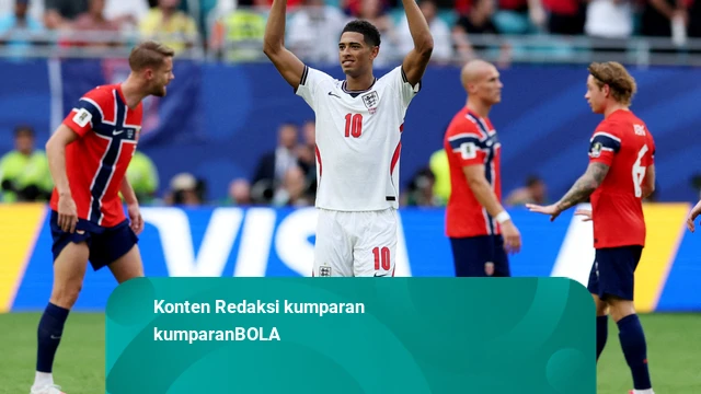 Foto: Brace Jude Bellingham Bawa Inggris ke Semifinal Piala Dunia 2026