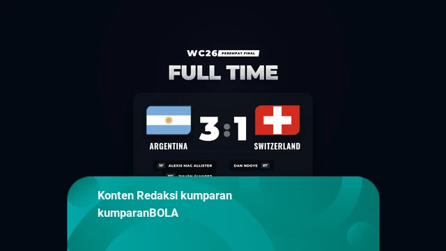 Hasil Piala Dunia 2026: Argentina Bungkam Swiss di Babak Tambahan
