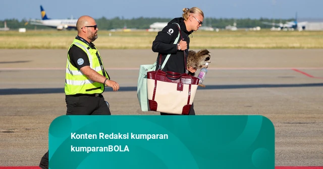 What Happened During: Foto: Haaland & Boneka Rakun Jadi Sorotan saat Ribuan Suporter Berpesta