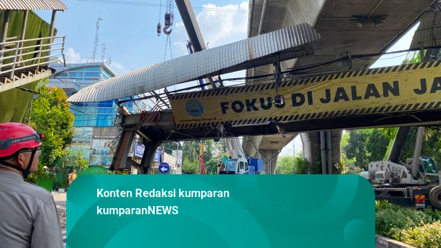 Topics Covered: Kerugian JPO Tendean Ditaksir Miliaran, DKI Minta Tanggung Jawab Pihak Truk