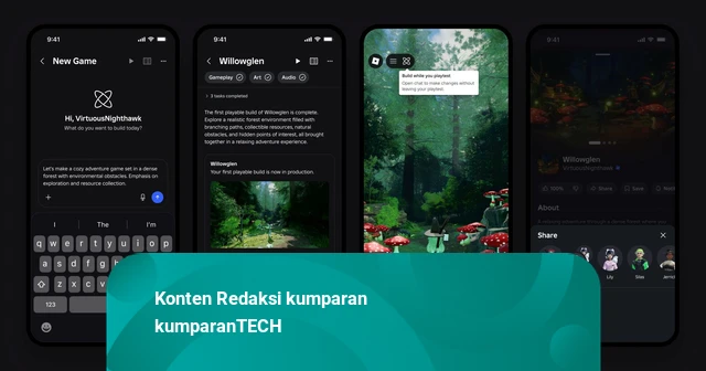 Main Agenda: Roblox Bikin Fitur AI: Bisa Bikin Game Cukup Pakai Prompt dan HP