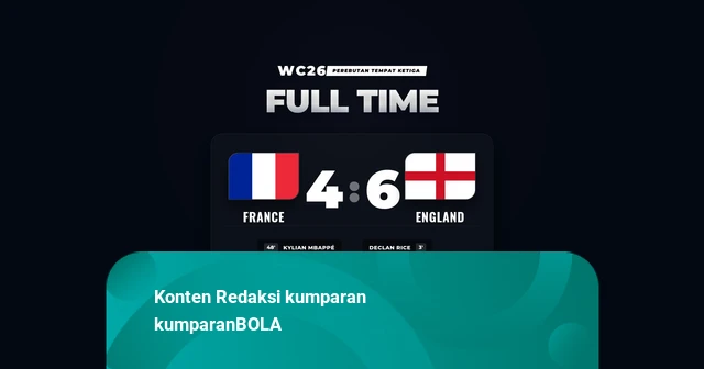 Hasil Piala Dunia 2026: Inggris Bungkam Prancis dalam Laga Sengit