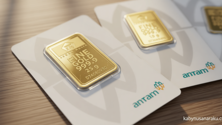 Harga Emas Antam Naik Jadi Rp 2.635.000 per Gram, Galeri24 Rp 2.585.000