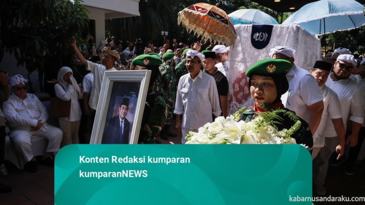 Historic Moment: Foto: Mengantar Rachmat Gobel ke Peristirahatan Terakhir