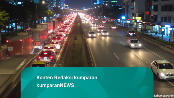 Tol Dalam Kota Arah Cawang Macet Dini Hari Ini – Antrean Kendaraan Mencapai 3 Km