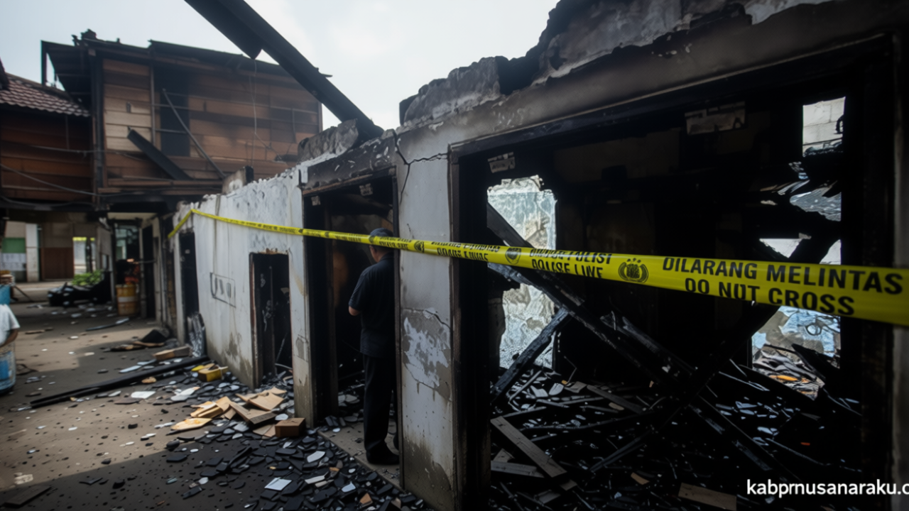 Kebakaran Rumah di Jakbar Padam – Bangunan Dipasangi Garis Polisi