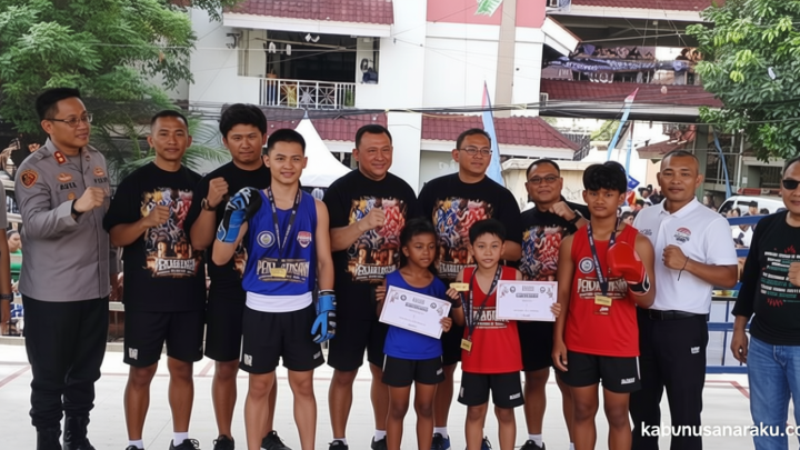 Cegah Tawuran – Polsek Penjaringan Gelar Kejuaraan Tinju untuk Remaja