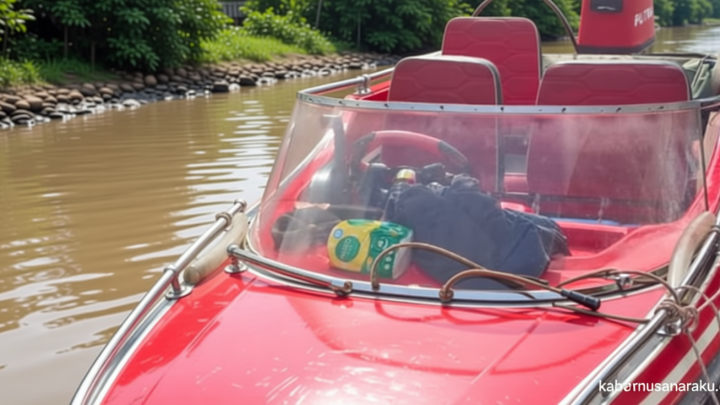 Important Visit: Pria Terekam CCTV Curi Speedboat dari Pelabuhan