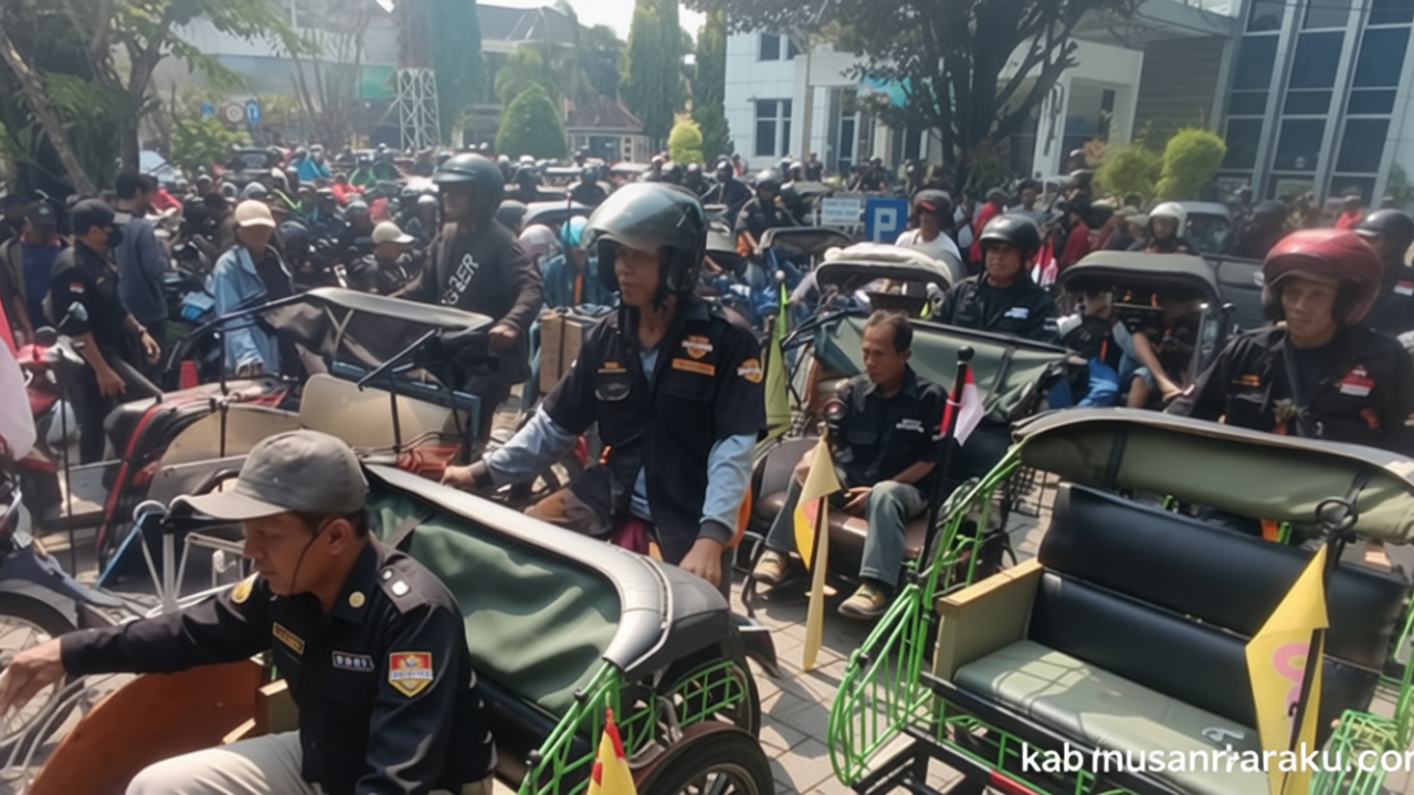 Ratusan Sopir Bentor Desak Penundaan Malioboro Full Pedestrian