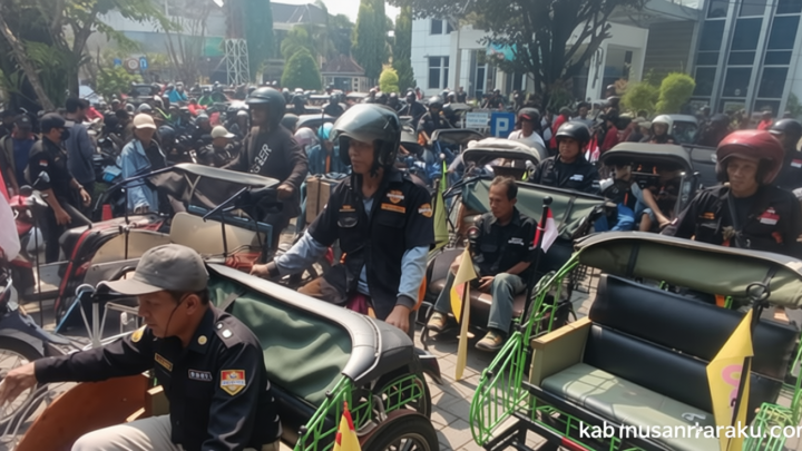 Ratusan Sopir Bentor Desak Penundaan Malioboro Full Pedestrian