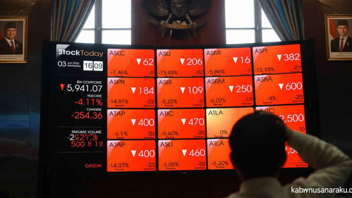 IHSG Sepekan Melemah 0,35 Persen ke Level 5.875