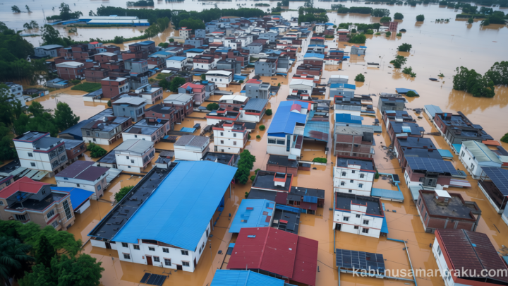 Foto: Usai Longsor Maut di China – Topan Bavi Ancam Taiwan