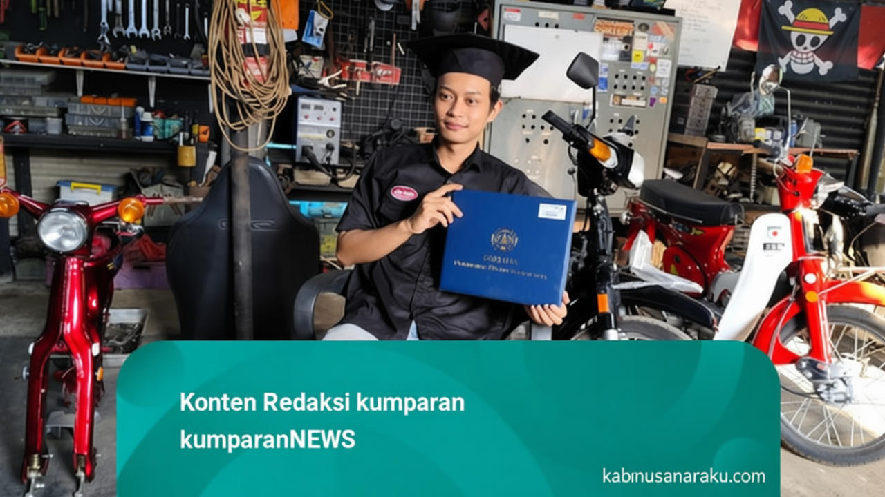 Kisah Dana di DIY: Lulus Kuliah Berkat Bengkel Motor, Kini Buka Lapangan Kerja