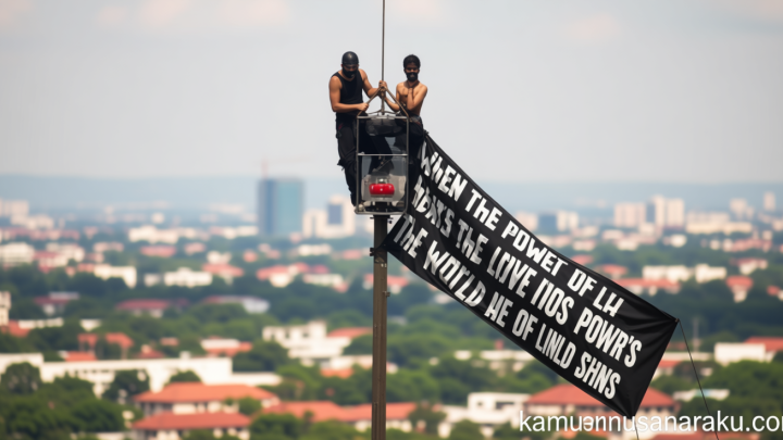 Foto: Aksi Nekat Dua Pasangan Rusia Lamaran di Puncak Menara Empire State