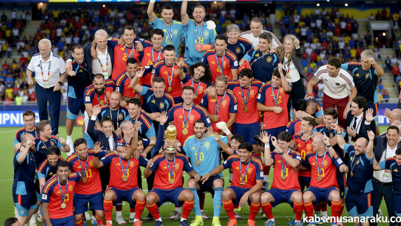 Tim Spanyol Kantongi Rp 895 M Usai Jadi Juara Piala Dunia 2026