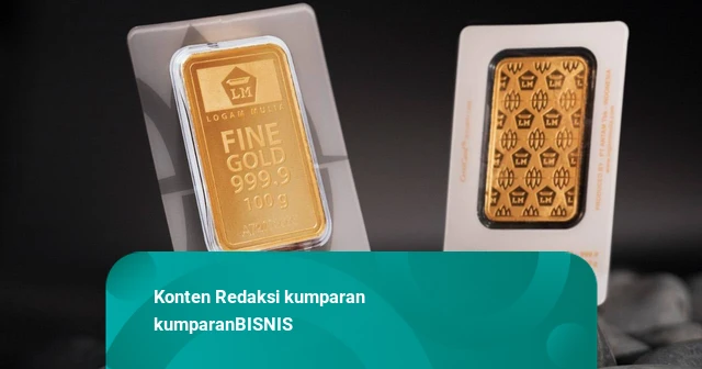 Harga Emas Antam Anjlok Rp 29 Ribu Jadi Rp 2,65 Juta/Gram, Galeri24 Justru Naik