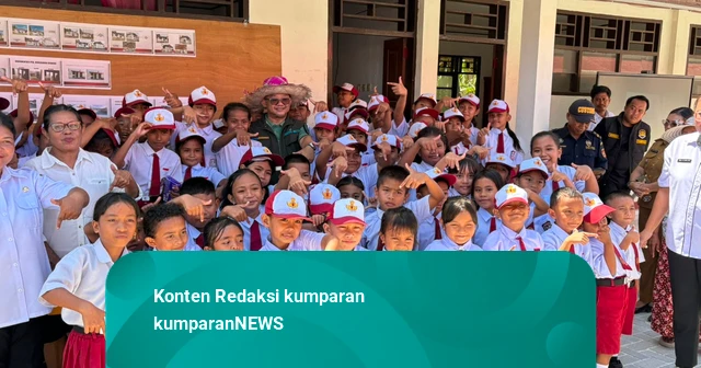 Siswa Miangas Senang Sekolah Direvitalisasi: Kini Belajar Lebih Nyaman