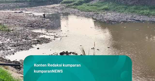 Kondisi Kali Bekasi Kembali Normal, Warna Air Tak Lagi Menghitam