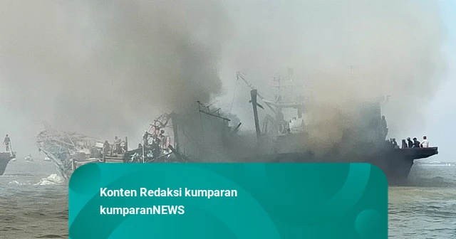Kapal Nelayan di Belawan Terbakar: TNI AL Evakuasi, Tak Ada Korban Jiwa