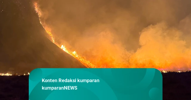 Wisata Gunung Bromo Ditutup Total Malam Ini Imbas Kebakaran Hutan Meluas