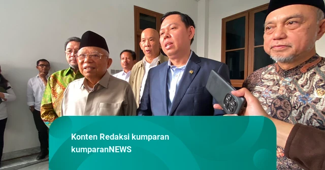 Pimpinan DPD Sambangi Kediaman Ma’ruf Amin, Antar Undangan Sidang Tahunan