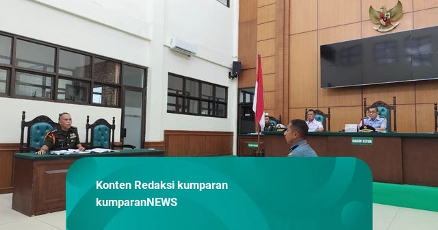 Hakim Militer Vonis Mayor Laut Faisal 10 Tahun Penjara-Dipecat di Kasus Sabu