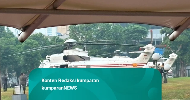 Helikopter Kenegaraan-Kendaraan Taktis Siaga di DPR, Jelang Sidang Tahunan 2026