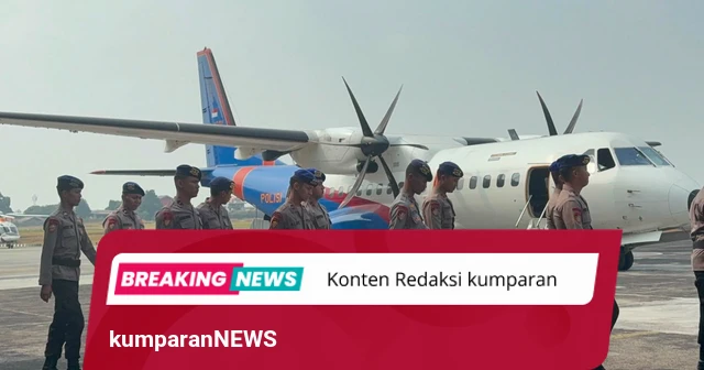 Jalur Darat Terputus, Polri Kirim 2,5 Ton Bantuan ke NTT Lewat Jalur Udara