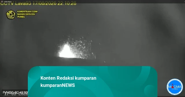 Gunung Anak Krakatau 20 Kali Erupsi Dalam Sehari