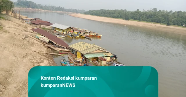 Surutnya Mahakam, Salah Satu Sungai Terpanjang di Kalimantan