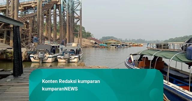2 Pekan Kapal Mangkrak, Nakhoda di Sungai Mahakam Terpaksa Jadi Sopir Rental