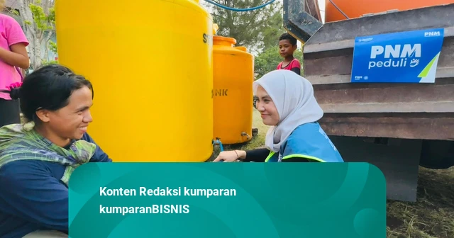 PNM Peduli Salurkan Akses Air Bersih untuk Pengungsi Gempa NTT