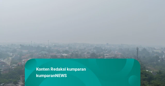 Kabut Asap Selimuti Kota Jambi, Kualitas Udara Masuk Kategori Tidak Sehat